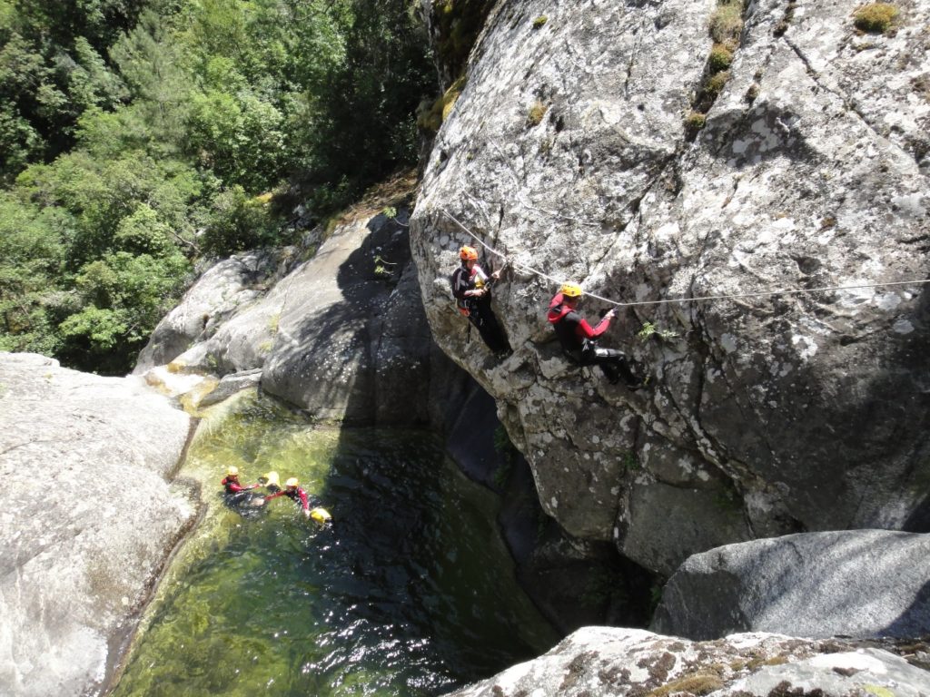 canyon-petra leccia-main courrante-canyoning-corte-corse-altipiani